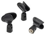 Samson MC1 Microphone Clips 3 Pack Front View